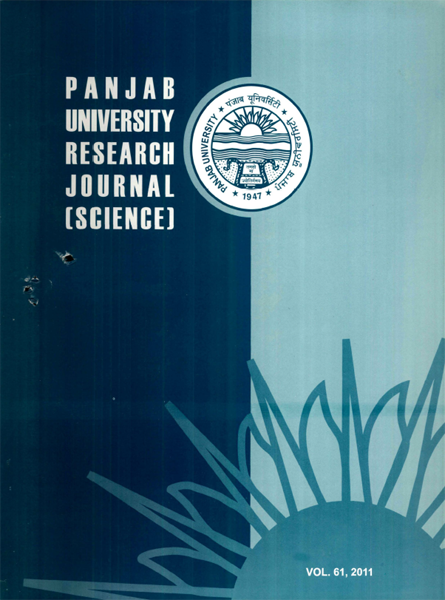 PU Research Journal Science - 61 / 2011
