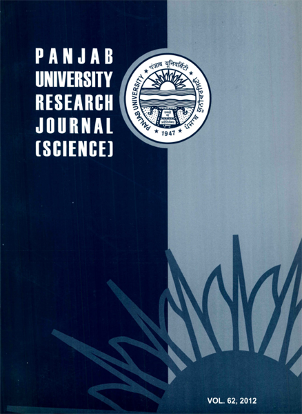 PU Research Journal Science - 62 / 2012