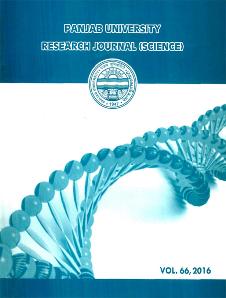 PU Research Journal Science - 66 / 2016