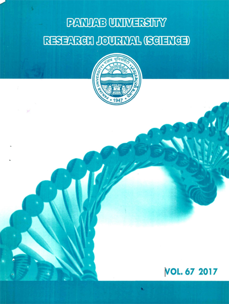 PU Research Journal Science - 67 / 2017