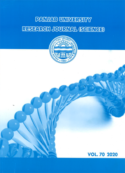 PU Research Journal Science - 70 / 2020