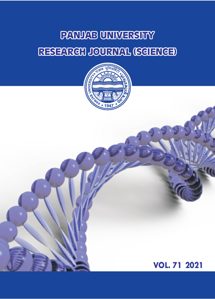 PU Research Journal Science - 71 / 2021